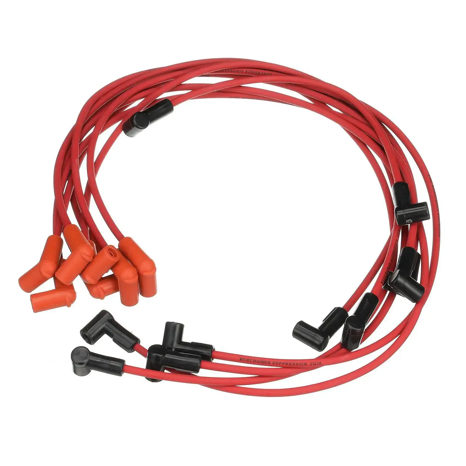 Quicksilver Red Wire Spark Plug Wire Kit 816608Q81 Quicksilver Red Wire Spark Plug Wire Kit 816608Q81