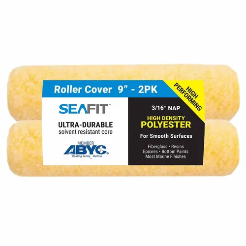 9" x 3/16" Polyester Paint Rollers, 2-Pack 9" x 3/16" Polyester Paint Rollers, 2-Pack