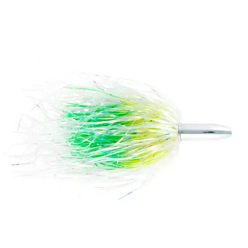 Mini Turbo Slammer Rigged & Ready Trolling Lures Pearl/Chartreuse/Green Firetip Mini Turbo Slammer Rigged & Ready Trolling Lures Pearl/Chartreuse/Green Firetip
