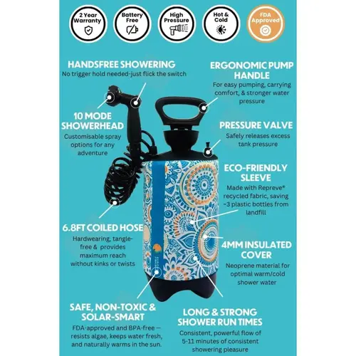 Portable Shower PRO Bliss Out 2.6G Portable Shower PRO Bliss Out 2.6G