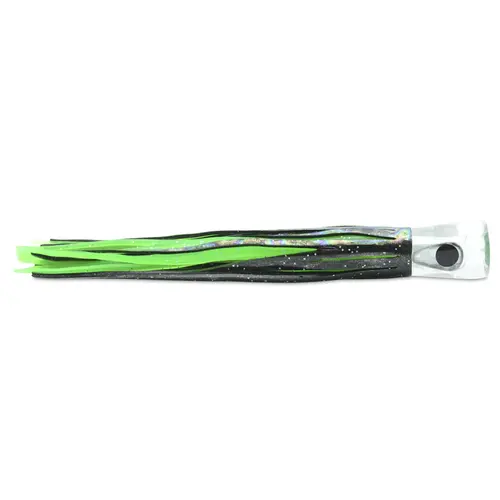 Alien Trolling Lures Black/Foil Green Vinyl Skirt Alien Trolling Lures Black/Foil Green Vinyl Skirt