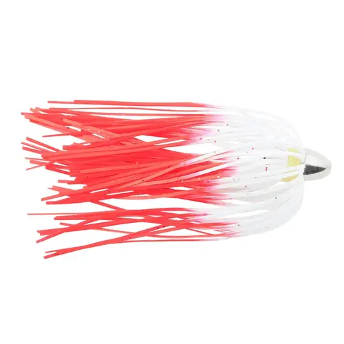 King Buster Lures White/Red Fire Tail Skirt King Buster Lures White/Red Fire Tail Skirt