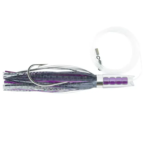 Rattle Jet Rigged & Ready Black/Purple Mylar Skirt Rattle Jet Rigged & Ready Black/Purple Mylar Skirt