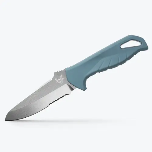 Undercurrent Fixed Blade Knife, Depth Blue Santoprene Undercurrent Fixed Blade Knife, Depth Blue Santoprene