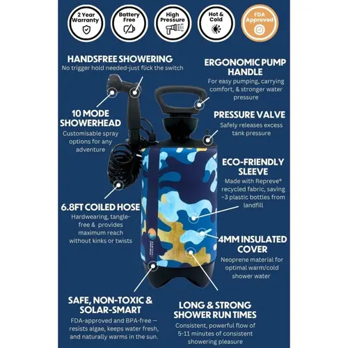Portable Shower PRO Chill Chameleon 2.6G Portable Shower PRO Chill Chameleon 2.6G