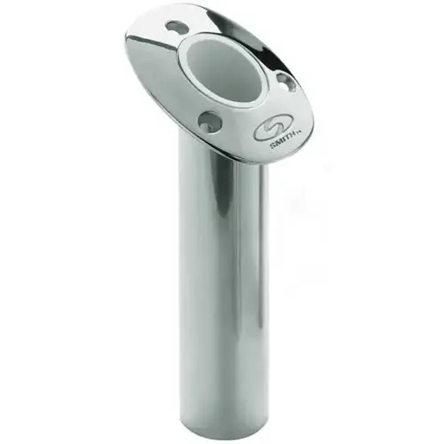 15 degree Stainless Steel Flush Mount Rod Holder Silver 15 degree Stainless Steel Flush Mount Rod Holder Silver