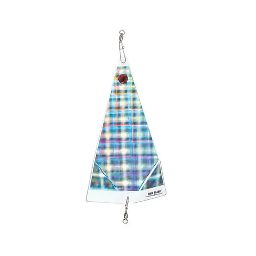 Big Al's Medium Fish Flasher, 8" Hyper Plaid Big Al's Medium Fish Flasher, 8" Hyper Plaid