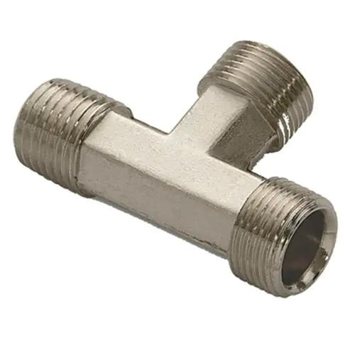 1/4" NPT Hydraulic Tee Fitting, 3-Pack 1/4" NPT Hydraulic Tee Fitting, 3-Pack