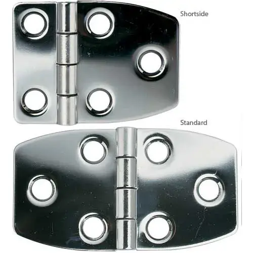 Shortside Stainless Utility Hinges, 2" Width Shortside Stainless Utility Hinges, 2" Width