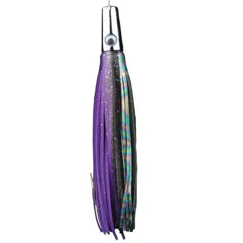 Rigged Wahoo Catcher, 6" Black & Purple Rigged Wahoo Catcher, 6" Black & Purple
