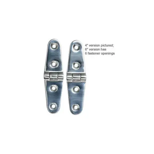4" Heavy-Duty Stainless Strap Hinges 4" Heavy-Duty Stainless Strap Hinges