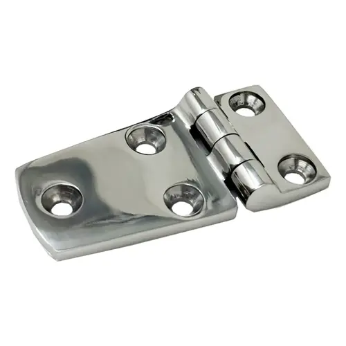 Shortside Stainless-Steel Door Hinge, 3" Width, #10 Fasteners Shortside Stainless-Steel Door Hinge, 3" Width, #10 Fasteners