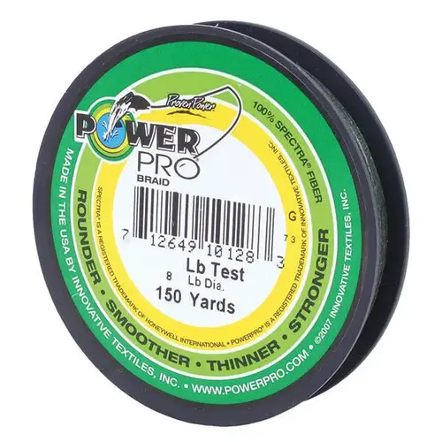 Spectra Braided Fishing Line, 15Lb, 150Yds, Green Spectra Braided Fishing Line, 15Lb, 150Yds, Green