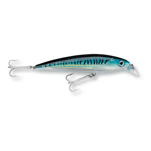 X-Rap Saltwater Fishing Lure, 5 1/2" Silver Blue Mackerel X-Rap Saltwater Fishing Lure, 5 1/2" Silver Blue Mackerel