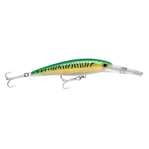 X-Rap Magnum Fishing Lure, 5 1/2", 1 5/8 oz. Gold Green Mackerel X-Rap Magnum Fishing Lure, 5 1/2", 1 5/8 oz. Gold Green Mackerel