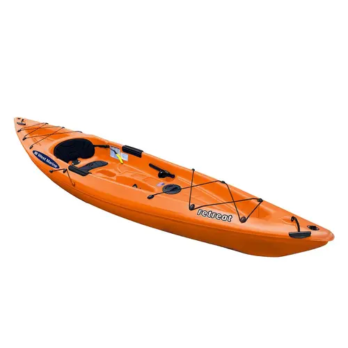 Retreat 12 ft Sit On Top Recreational Kayak, Tangerine Retreat 12 ft Sit On Top Recreational Kayak, Tangerine