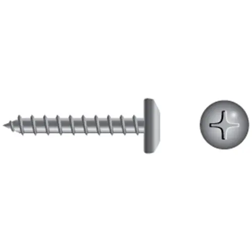 #8 X 3/4" Stainless Steel Phillips Pan-Head Tapping Screws, 20-Pack #8 X 3/4" Stainless Steel Phillips Pan-Head Tapping Screws, 20-Pack