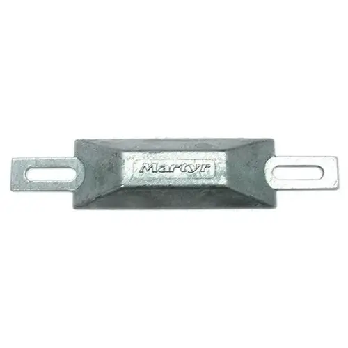 Bolt-On Zinc Combination Hull Anode, 1.33" x 3.78" x 0.63" Bolt-On Zinc Combination Hull Anode, 1.33" x 3.78" x 0.63"