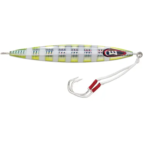 5 1/4" Kensaki Jigs Chartreuse Blink Glow 5 1/4" Kensaki Jigs Chartreuse Blink Glow