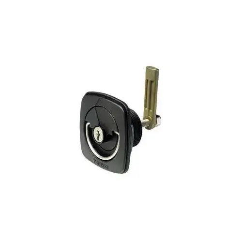 Flush Lock and Latch for Smooth or Carpeted Surfaces - with Straight Cam Bar Flush Lock and Latch for Smooth or Carpeted Surfaces - with Straight Cam Bar