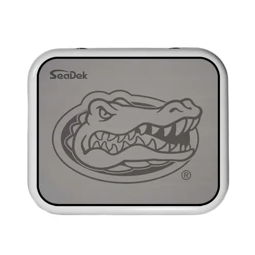 SeaDek Cooler Pad - Collegiate Collection - Fits YETI Roadie 24 - Storm Gray / Black, University of Florida SeaDek Cooler Pad - Collegiate Collection - Fits YETI Roadie 24 - Storm Gray / Black, University of Florida