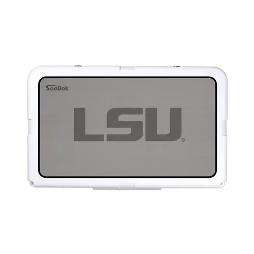 SeaDek Cooler Pad - Collegiate Collection - Fits RTIC 45 - Storm Gray / Black, LSU SeaDek Cooler Pad - Collegiate Collection - Fits RTIC 45 - Storm Gray / Black, LSU