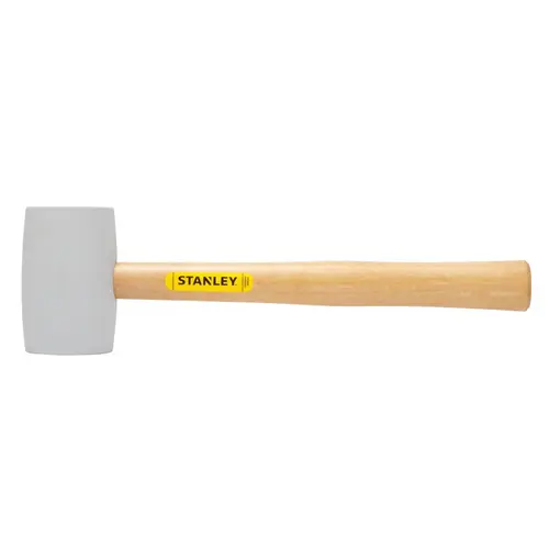 STANLEY 16oz. White Rubber Mallet STANLEY 16oz. White Rubber Mallet