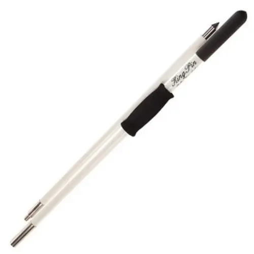 King Pin 12 ft Shallow Water Anchor Pole, White King Pin 12 ft Shallow Water Anchor Pole, White