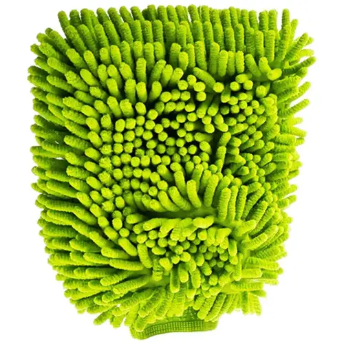Microfiber Wash Mitt, Lime Microfiber Wash Mitt, Lime