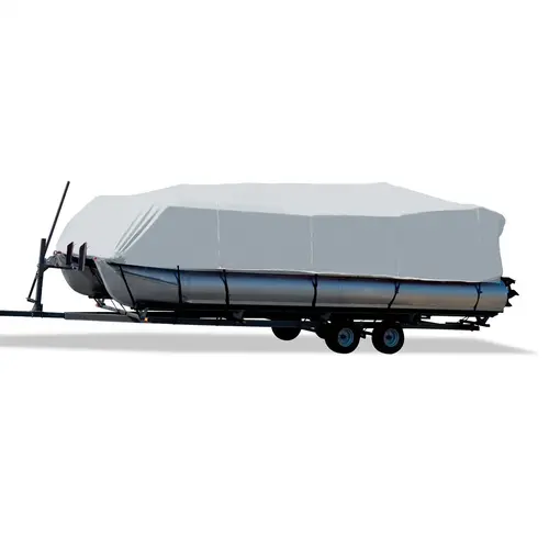 Flex-Fit PRO Boat Cover Pontoon, 20 ft - 21 ft Gray Flex-Fit PRO Boat Cover Pontoon, 20 ft - 21 ft Gray