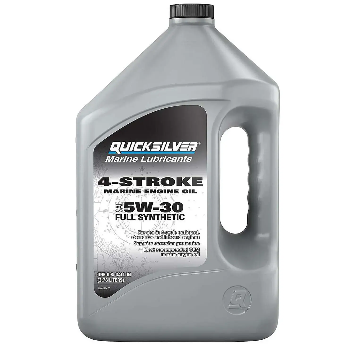 Quicksilver 5W-30 Full Synthetic Marine Engine Oil 1 Gallon 8M0148475