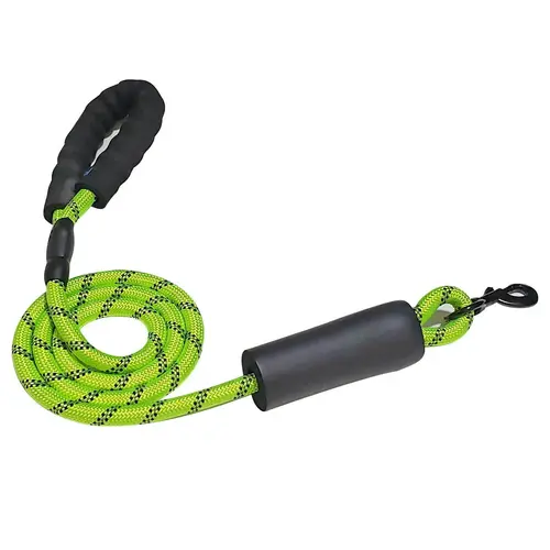 5 ft Floating Rope Dog Leash Neon Yellow 5 ft Floating Rope Dog Leash Neon Yellow