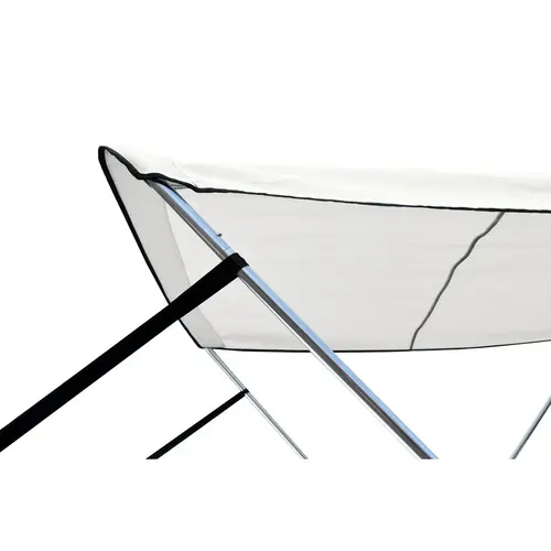 Collapsible/Removable 2-Bow Bimini Top, 53"-62" W x 42" H x 5 ft6" L White Collapsible/Removable 2-Bow Bimini Top, 53"-62" W x 42" H x 5 ft6" L White