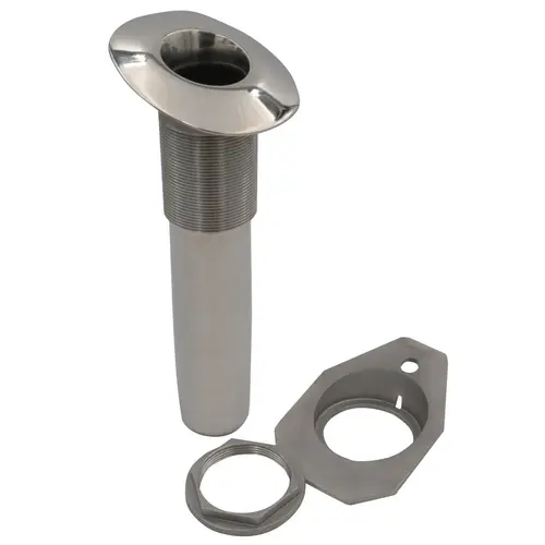 70 Series 15 degree Flush Mount Rod Holder Silver 70 Series 15 degree Flush Mount Rod Holder Silver