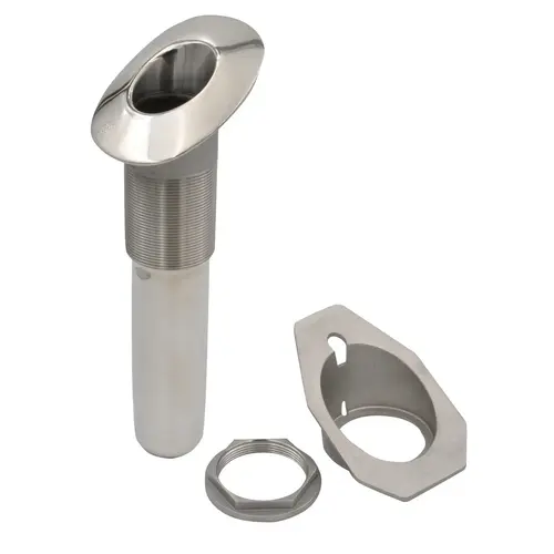 70 Series 30 degree Flush Mount Rod Holder Silver 70 Series 30 degree Flush Mount Rod Holder Silver