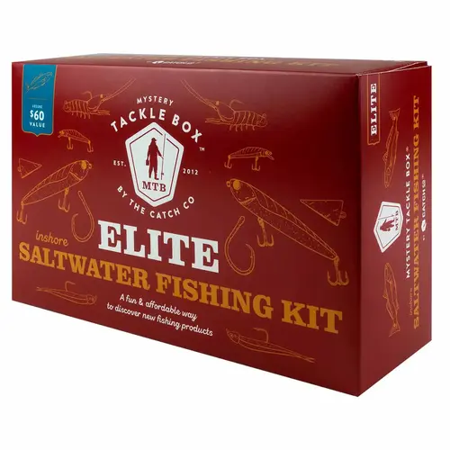 Mystery Tackle Box ELITE Inshore Saltwater Fishing Kit Mystery Tackle Box ELITE Inshore Saltwater Fishing Kit