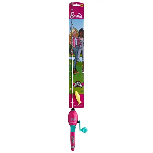 Mattel Barbie Beginner Spincast Fishing Kit Mattel Barbie Beginner Spincast Fishing Kit