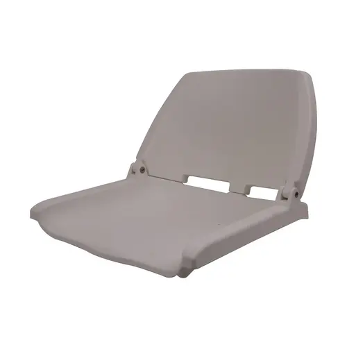 Folding Molded Boat Seat Gray Folding Molded Boat Seat Gray
