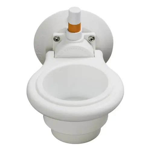 Vertical Single Cup Holder, White Vertical Single Cup Holder, White