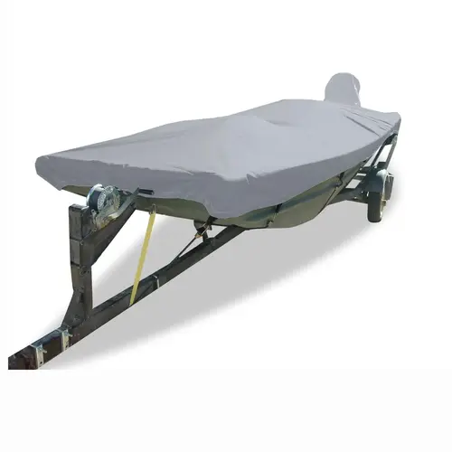 Styled-to-Fit Boat Cover for Open Jon Boats Mist Gray Styled-to-Fit Boat Cover for Open Jon Boats Mist Gray