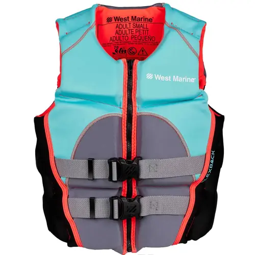 Adult Women's Type III Neoprene Flex Back Rapid-Dry Vest PFDs Adult Women's Type III Neoprene Flex Back Rapid-Dry Vest PFDs