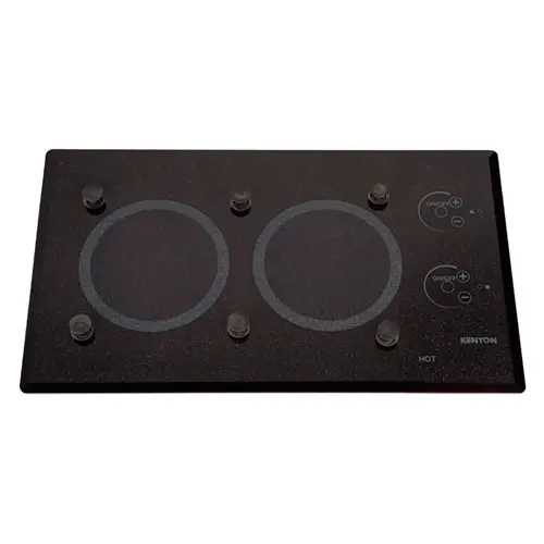 Lite-Touch Q 2-Burner Marine Cooktop, Small with PUPS , Landscape, 120V Lite-Touch Q 2-Burner Marine Cooktop, Small with PUPS , Landscape, 120V