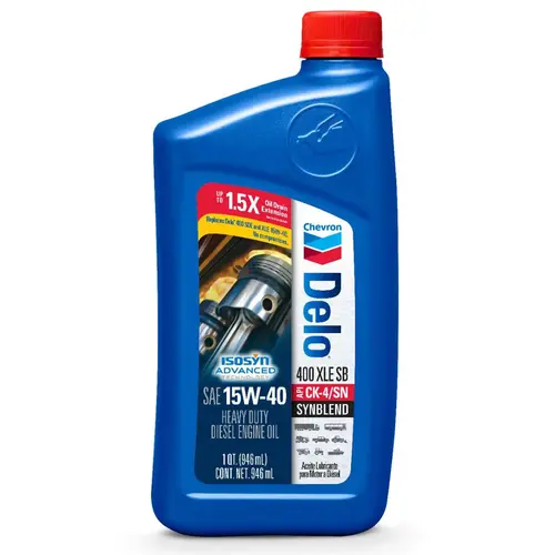 Delo 400 XLE SB 15W-40 Heavy Duty Diesel Engine Oil, Quart Delo 400 XLE SB 15W-40 Heavy Duty Diesel Engine Oil, Quart