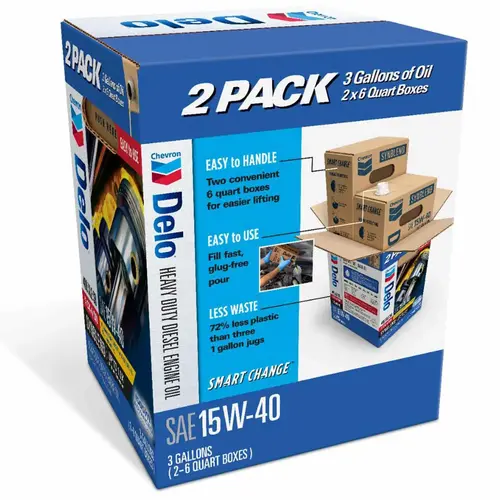 Chevron Delo 400 XLE SB 15w40 Heavy Duty 4-Stroke Oil, 3 Gallons Chevron Delo 400 XLE SB 15w40 Heavy Duty 4-Stroke Oil, 3 Gallons