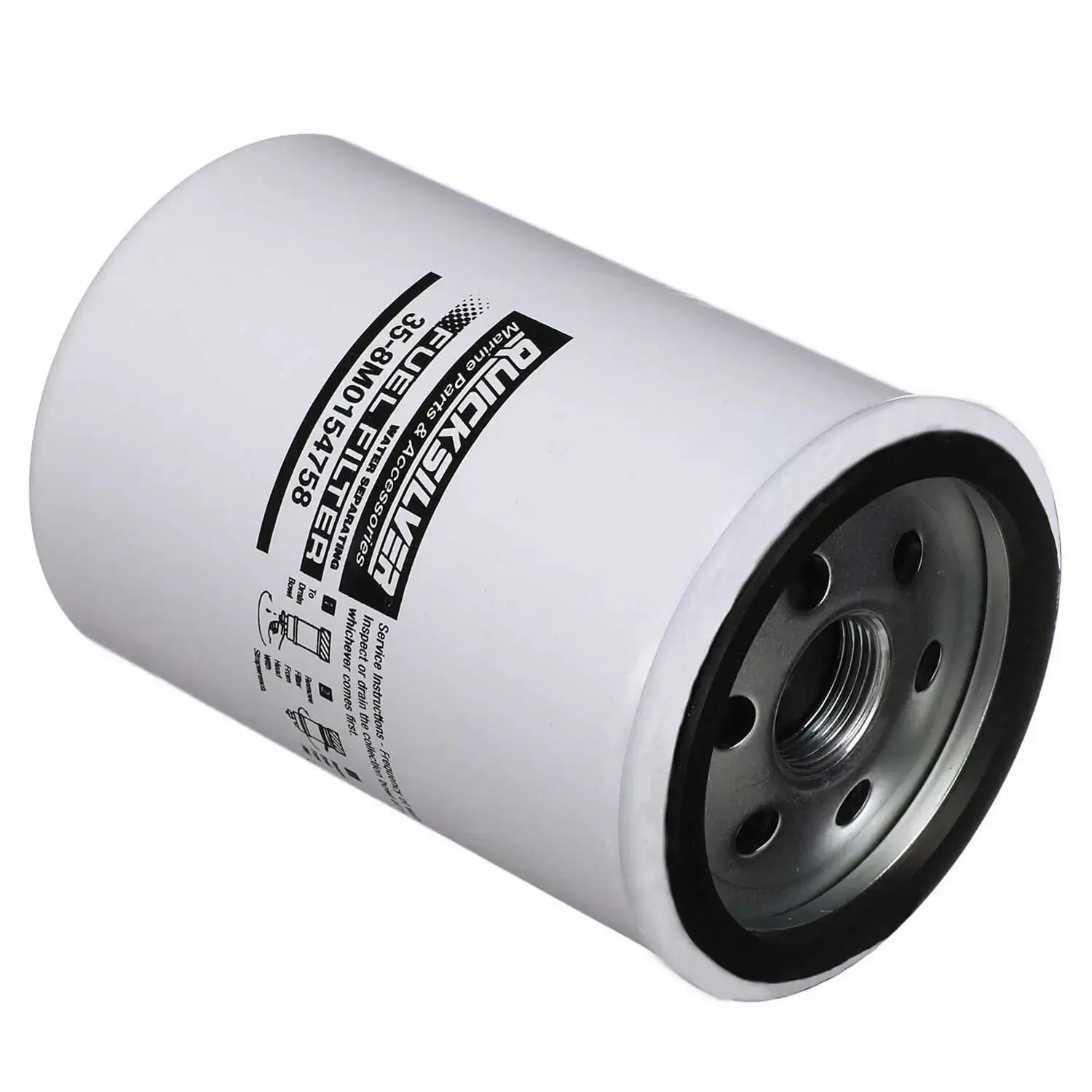 Quicksilver Water Separating Fuel Filter for Various Marine Engines 8M0154758
