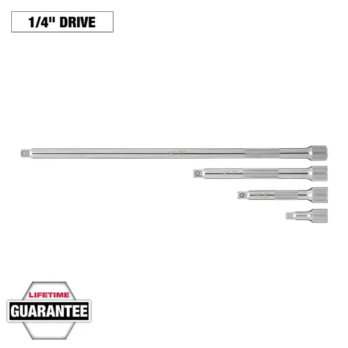 1/4" Drive Extension Set, 4 Piece 1/4" Drive Extension Set, 4 Piece