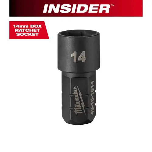 INSIDER Box Ratchet Socket 6 Point 14mm INSIDER Box Ratchet Socket 6 Point 14mm