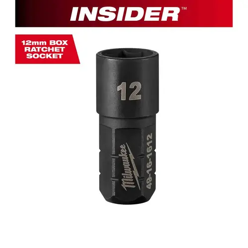 INSIDER Box Ratchet Socket 6 Point 12mm INSIDER Box Ratchet Socket 6 Point 12mm