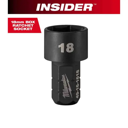 INSIDER Box Ratchet Socket 6 Point 18mm INSIDER Box Ratchet Socket 6 Point 18mm