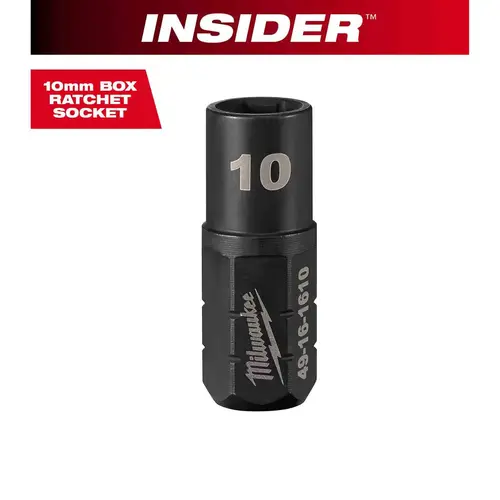 INSIDER Box Ratchet Socket 6 Point 10mm INSIDER Box Ratchet Socket 6 Point 10mm